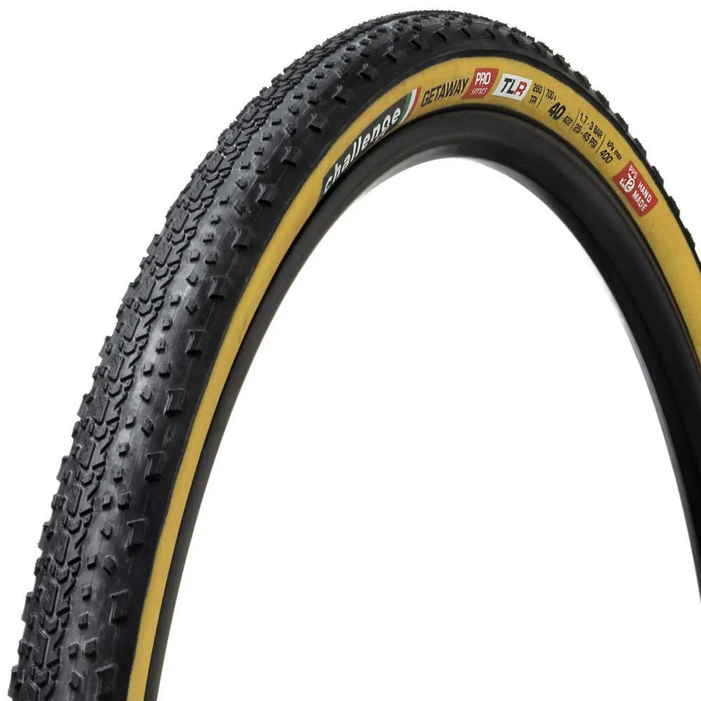 Challenge Getaway Vulc Tubeless 700 X 40 Gravelreifen Challenge Getaway Vulc Tubeless 700 X 40 Gravelreifen