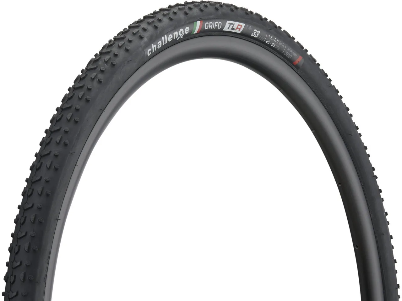 Challenge Grifo CL TLR 28" Faltreifen - Werkstattverpackung, Schwarz Challenge Grifo CL TLR 28" Faltreifen - Werkstattverpackung, Schwarz