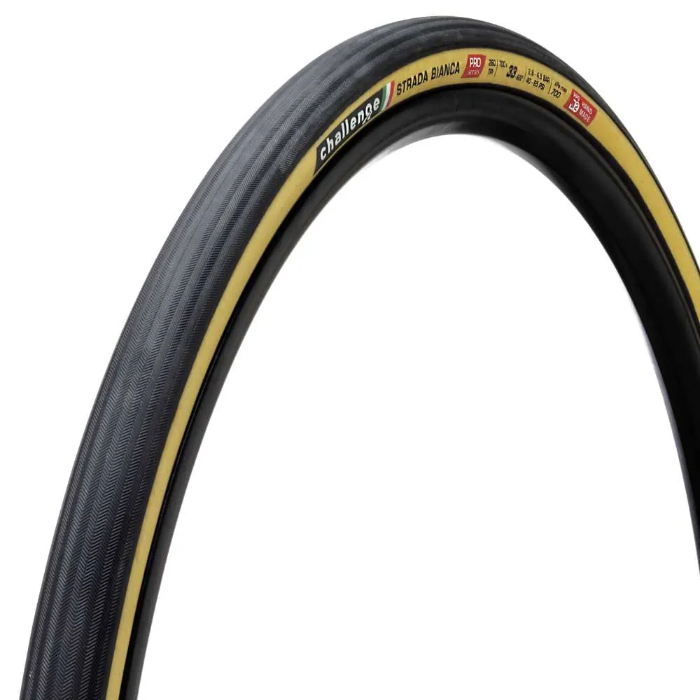 Challenge Strada Bianca Pro 700 X 33 Gravelreifen, Black / tan, 700 x 33 Challenge Strada Bianca Pro 700 X 33 Gravelreifen, Black / tan, 700 x 33