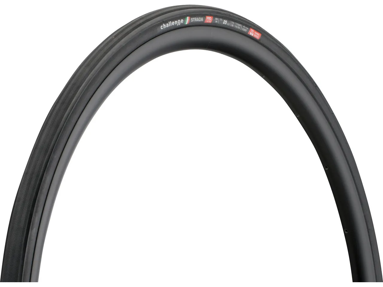 Challenge Strada Pro CL 28" Faltreifen - Werkstattverpackung, Schwarz Challenge Strada Pro CL 28" Faltreifen - Werkstattverpackung, Schwarz