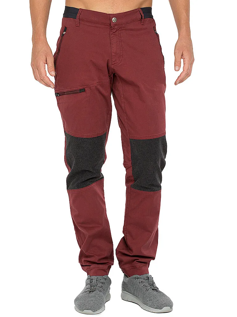 Chillaz Herren Kletterhose Direttissima, Dunkelrot Chillaz Herren Kletterhose Direttissima, Dunkelrot