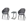 Chillvert Aluminium Lacio Gartenmöbel-set Aus Harz, Black, One Size