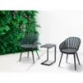 Chillvert Aluminium Lacio Gartenmöbel-set Aus Harz, Black, One Size