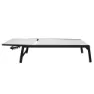 Chillvert Aluminium Pisa Sonnenliege 203x64x43 Cm, Anthracite / ecrú, One Size