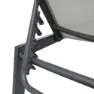 Chillvert Aluminium Pisa Sonnenliege 203x64x43 Cm, Anthracite / ecrú, One Size