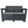 Chillvert Capri Harz-gartenmöbel-set Mit Rattan-effekt, Anthracite / grey, One Size