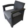 Chillvert Capri Harz-gartenmöbel-set Mit Rattan-effekt, Anthracite / grey, One Size