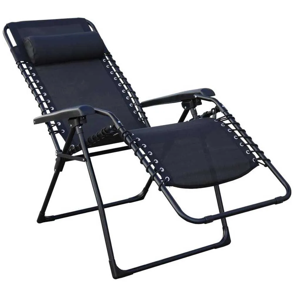 Chillvert Catania Stahl Liegestuhl 65.5x91x116 Cm unisex, Black, One Size Chillvert Catania Stahl Liegestuhl 65.5x91x116 Cm unisex, Black, One Size