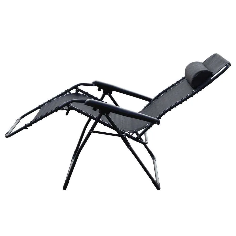 Chillvert Catania Stahl Liegestuhl 65.5x91x116 Cm unisex, Black, One Size Chillvert Catania Stahl Liegestuhl 65.5x91x116 Cm unisex, Black, One Size