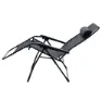 Chillvert Catania Stahl Liegestuhl 65.5x91x116 Cm unisex, Black, One Size