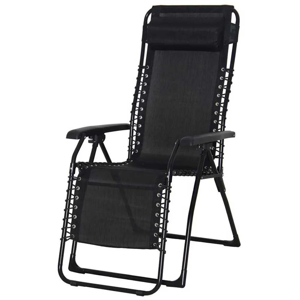 Chillvert Catania Stahl Liegestuhl 65.5x91x116 Cm unisex, Black, One Size Chillvert Catania Stahl Liegestuhl 65.5x91x116 Cm unisex, Black, One Size