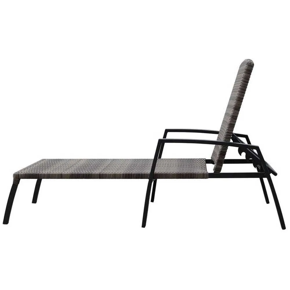 Chillvert Cozumel Stahl Liegestuhl 190x63x50 Cm Refurbished, Anthracite / brown, One Size Chillvert Cozumel Stahl Liegestuhl 190x63x50 Cm Refurbished, Anthracite / brown, One Size