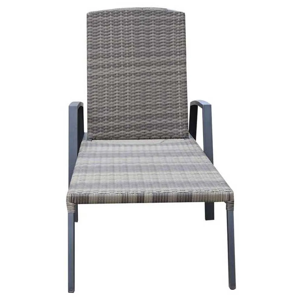 Chillvert Cozumel Stahl Liegestuhl 190x63x50 Cm Refurbished, Anthracite / brown, One Size Chillvert Cozumel Stahl Liegestuhl 190x63x50 Cm Refurbished, Anthracite / brown, One Size