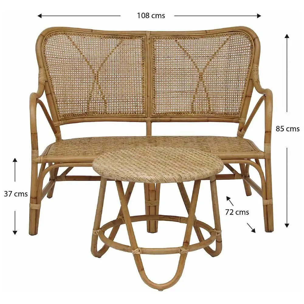 Chillvert Gartenmöbel-set Parma Aus Rattan, Natural, One Size Chillvert Gartenmöbel-set Parma Aus Rattan, Natural, One Size