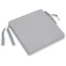 Chillvert Hampton Stuhl Garten Sitzkissen 42x42x6 Cm, Grey stone, One Size