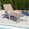 Chillvert Imperia Fsc Eukalyptus Sonnenliege 180.40x77.60x102.90 Cm, Wooden / beige, One Size