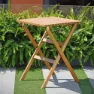 Chillvert Mailand Fsc Eukalyptus Klappbarer Quadratischer Tisch 56x56 Cm, Wooden, One Size