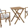 Chillvert Mailand Fsc Eukalyptus Klappbarer Quadratischer Tisch 56x56 Cm, Wooden, One Size