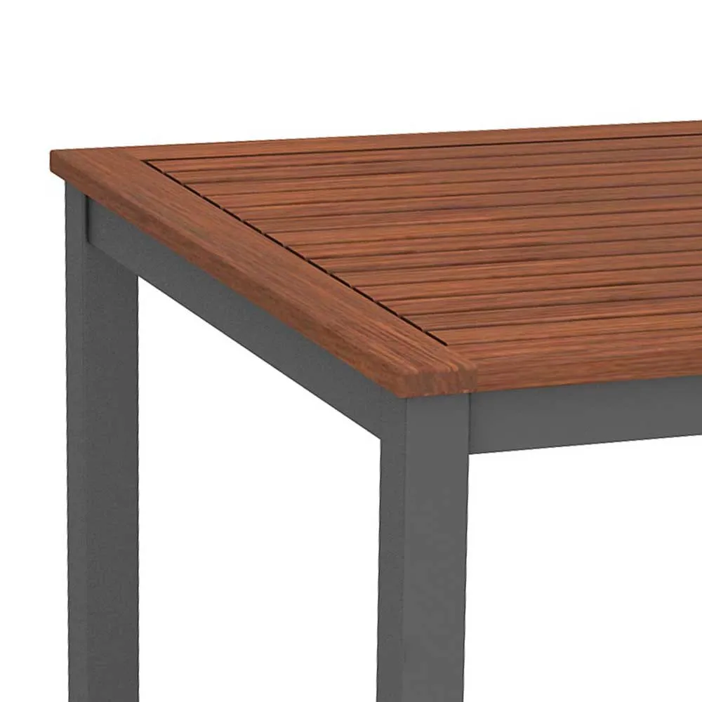 Chillvert Napoles Fsc Eukalyptus Rechteckiger Tisch 140x79.7x74.4 Cm, Grey / wooden, One Size Chillvert Napoles Fsc Eukalyptus Rechteckiger Tisch 140x79.7x74.4 Cm, Grey / wooden, One Size