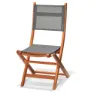 Chillvert Napoles Fsc Klappstuhl Aus Eukalyptus Und Stoff 50.65x49.6x93.2 Cm, Wooden / grey, One Size