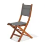 Chillvert Napoles Fsc Klappstuhl Aus Eukalyptus Und Stoff 50.65x49.6x93.2 Cm, Wooden / grey, One Size