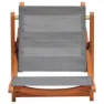 Chillvert Napoles Fsc Klappstuhl Aus Eukalyptus Und Stoff 50.65x49.6x93.2 Cm, Wooden / grey, One Size
