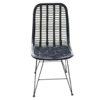 Chillvert Parma Metall-und Rattanstuhl 46x60x92 Cm Chillvert Parma Metall-und Rattanstuhl 46x60x92 Cm