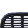 Chillvert Parma Metall-und Rattanstuhl 46x60x92 Cm, Black, One Size