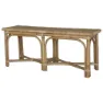 Chillvert Parma Rattan Gartenbank 110x30x45 Cm, Natural, 110 x 30 x 45cm