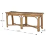Chillvert Parma Rattan Gartenbank 110x30x45 Cm, Natural, 110 x 30 x 45cm