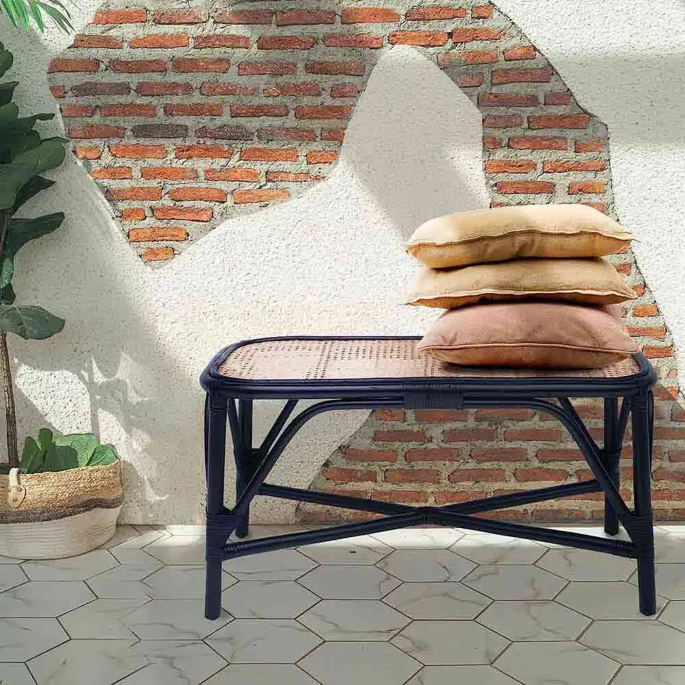 Chillvert Parma Rattan Gartenstuhl 78x37x43 Cm unisex, Black, 78 x 37 x 43cm