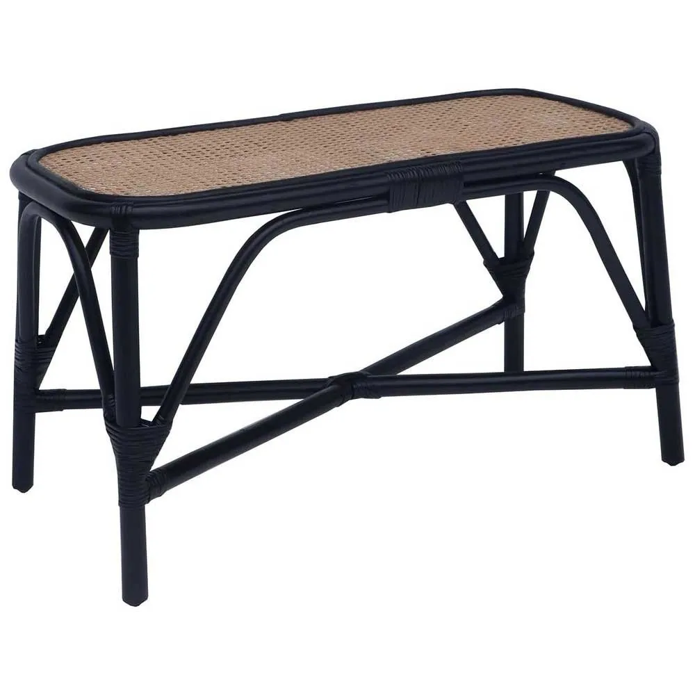 Chillvert Parma Rattan Gartenstuhl 78x37x43 Cm unisex, Black, 78 x 37 x 43cm