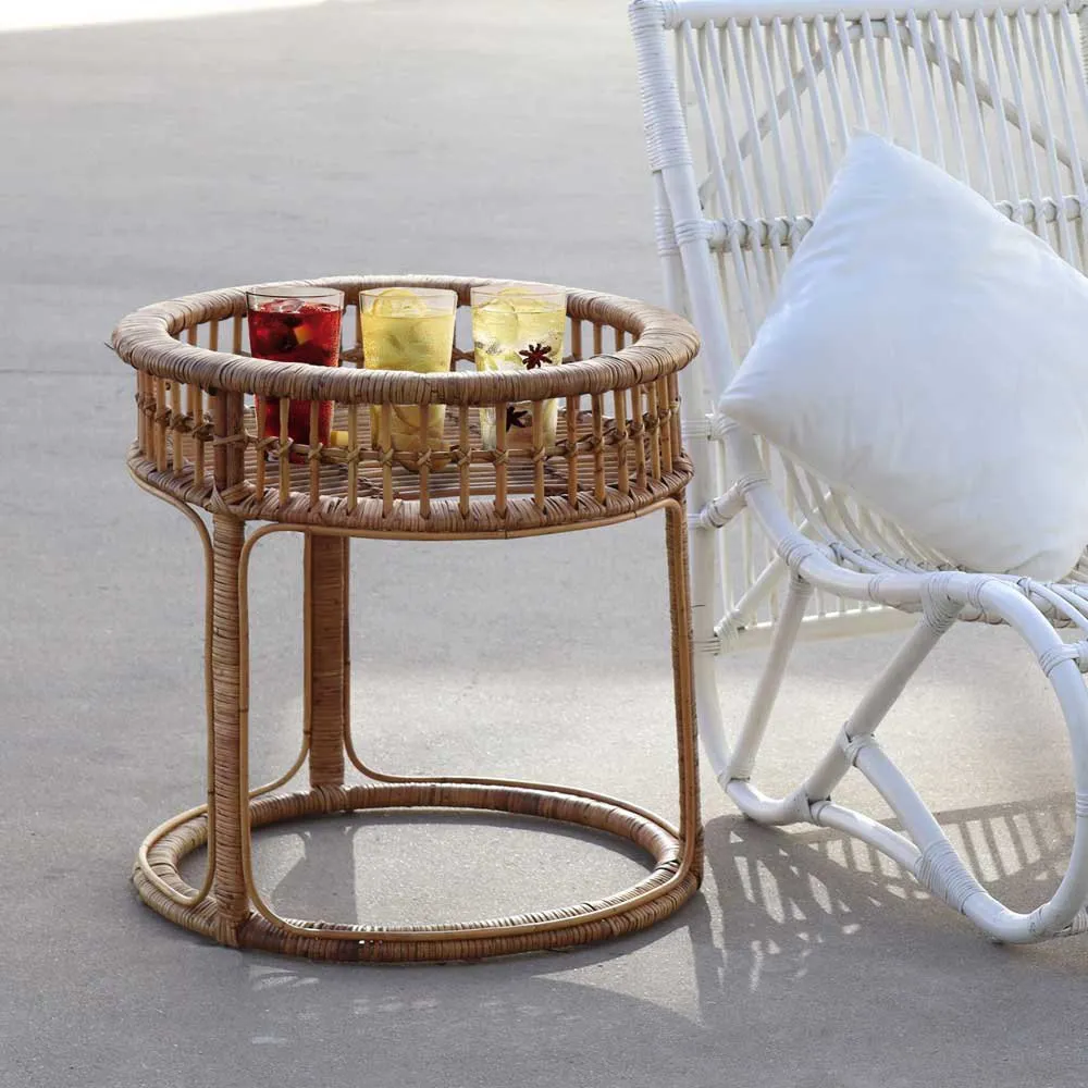 Chillvert Parma Runder Tisch Aus Rattan 57 Cm, Wooden, One Size Chillvert Parma Runder Tisch Aus Rattan 57 Cm, Wooden, One Size