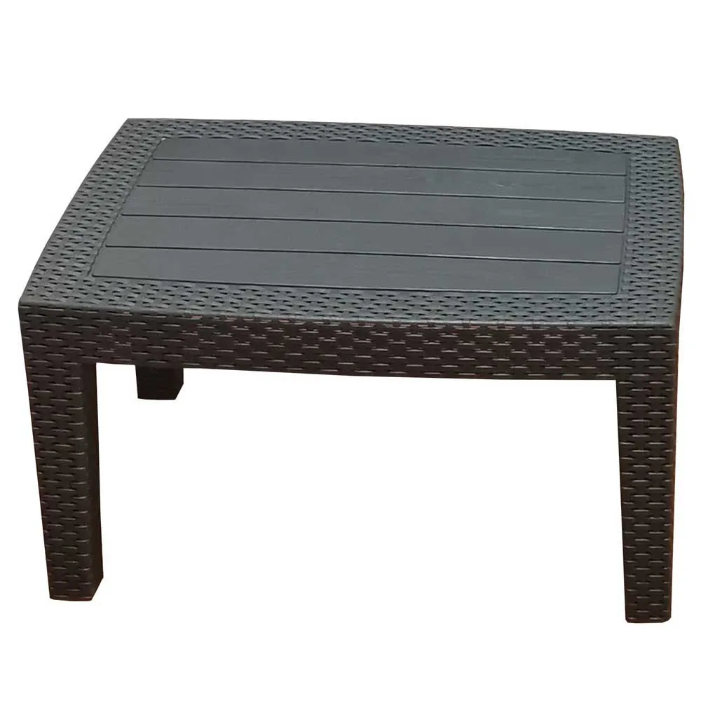Chillvert Perugia Harz-gartenmöbel-set Mit Rattan-effekt unisex, Chocolate / beige, One Size