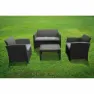 Chillvert Siena Harz-gartenmöbel-set Mit Rattan-effekt, Anthracite / grey, One Size