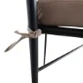 Chillvert Stahl Tivoli Stapelstuhl 40.5x50.5x89 Cm Refurbished unisex, Black, One Size