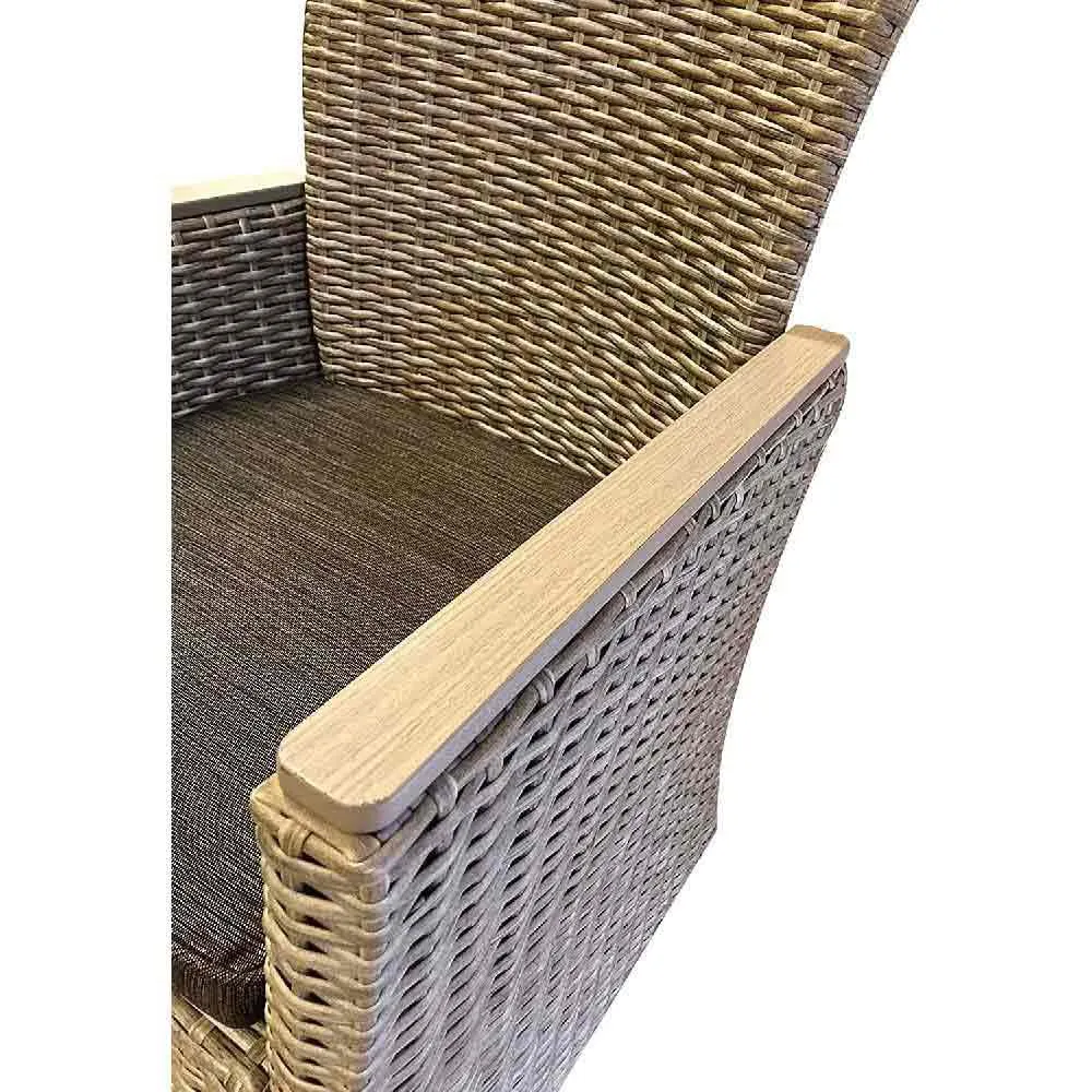 Chillvert Stahl Turin Und Synthetischer Rattan Sessel 65x68.5x93.5 Cm, Beige / anthracite, One Size Chillvert Stahl Turin Und Synthetischer Rattan Sessel 65x68.5x93.5 Cm, Beige / anthracite, One Size