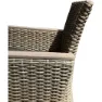 Chillvert Stahl Turin Und Synthetischer Rattan Sessel 65x68.5x93.5 Cm, Beige / anthracite, One Size