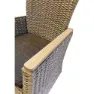 Chillvert Stahl Turin Und Synthetischer Rattan Sessel 65x68.5x93.5 Cm, Beige / anthracite, One Size