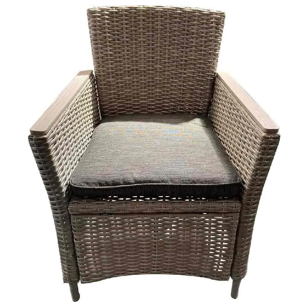 Chillvert Stahl Turin Und Synthetischer Rattan Sessel 65x68.5x93.5 Cm, Beige / anthracite, One Size Chillvert Stahl Turin Und Synthetischer Rattan Sessel 65x68.5x93.5 Cm, Beige / anthracite, One Size
