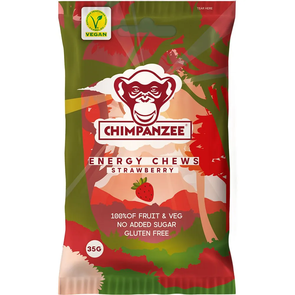 Chimpanzee Energie Gummibärchen Box Erdbeere 35g 20 Einheiten, Multicolor, One Size Chimpanzee Energie Gummibärchen Box Erdbeere 35g 20 Einheiten, Multicolor, One Size