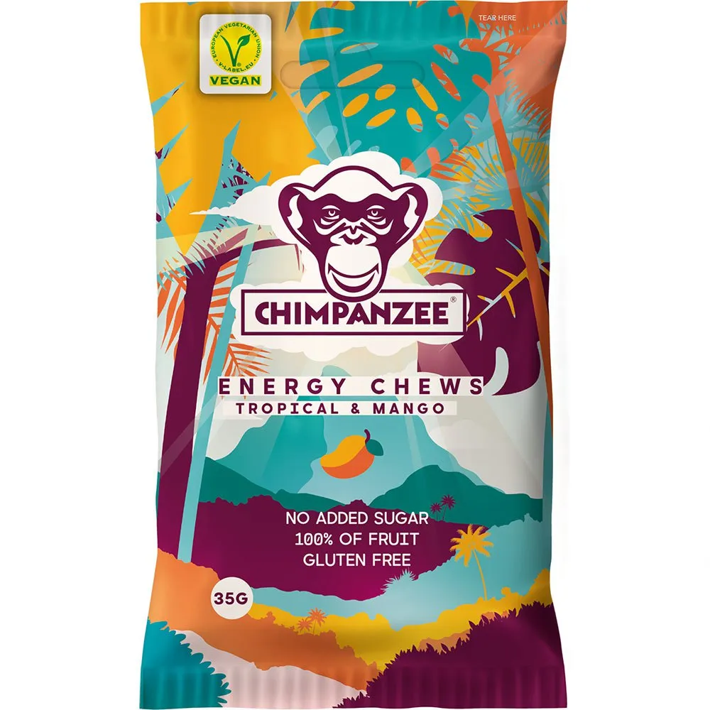 Chimpanzee Energie Gummibärchen Box Tropisch & Mango 35g 20 Einheiten, Multicolor, One Size Chimpanzee Energie Gummibärchen Box Tropisch & Mango 35g 20 Einheiten, Multicolor, One Size