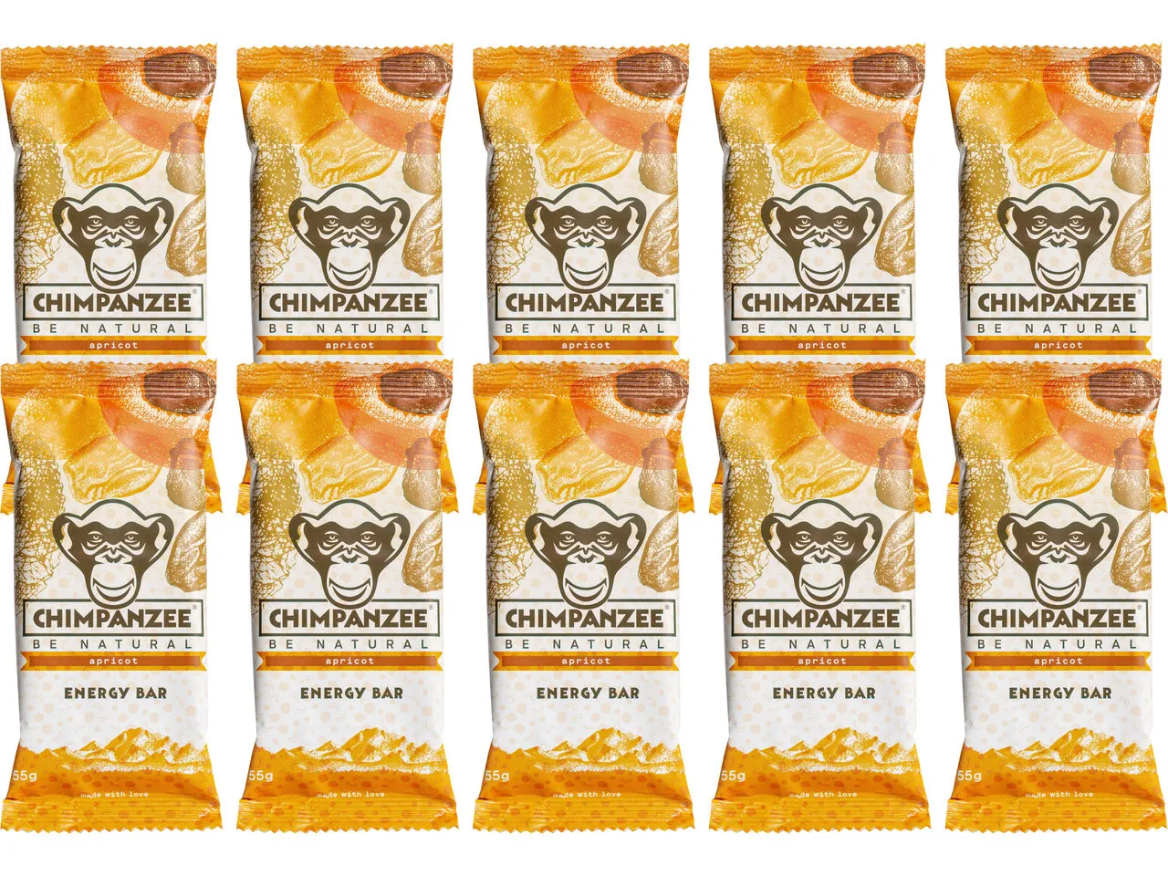 Chimpanzee Energy Bar Riegel - 10 Stück, 550g Chimpanzee Energy Bar Riegel - 10 Stück, 550g