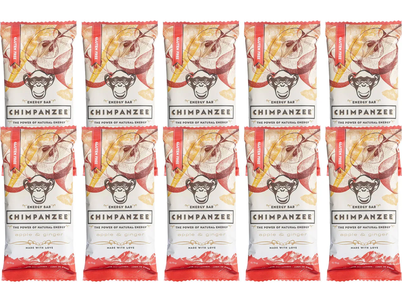 Chimpanzee Energy Bar Riegel - 10 Stück, 550g