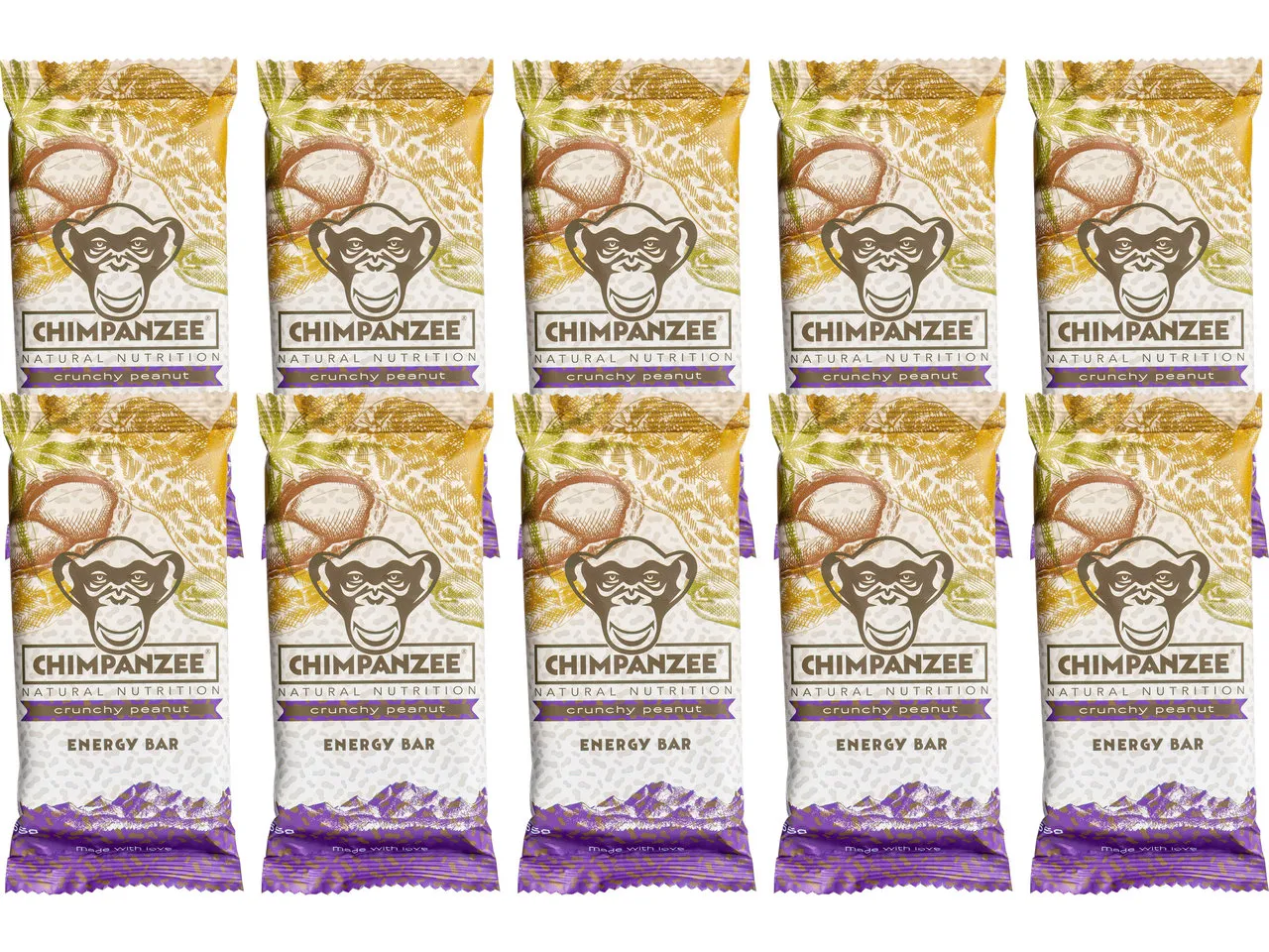 Chimpanzee Energy Bar Riegel - 10 Stück, 550g