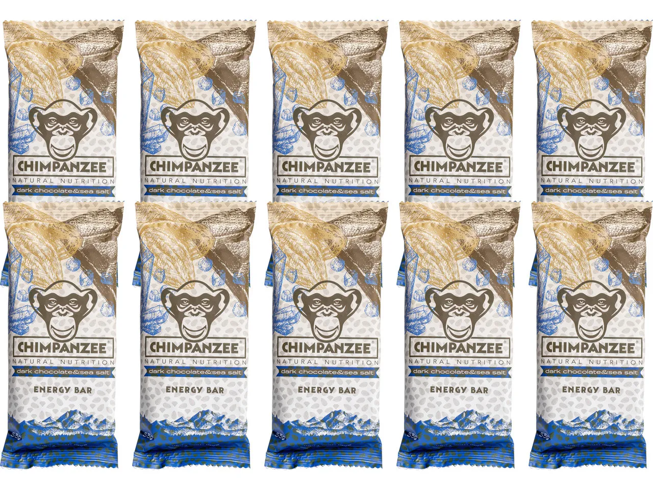 Chimpanzee Energy Bar Riegel - 10 Stück, 550g Chimpanzee Energy Bar Riegel - 10 Stück, 550g