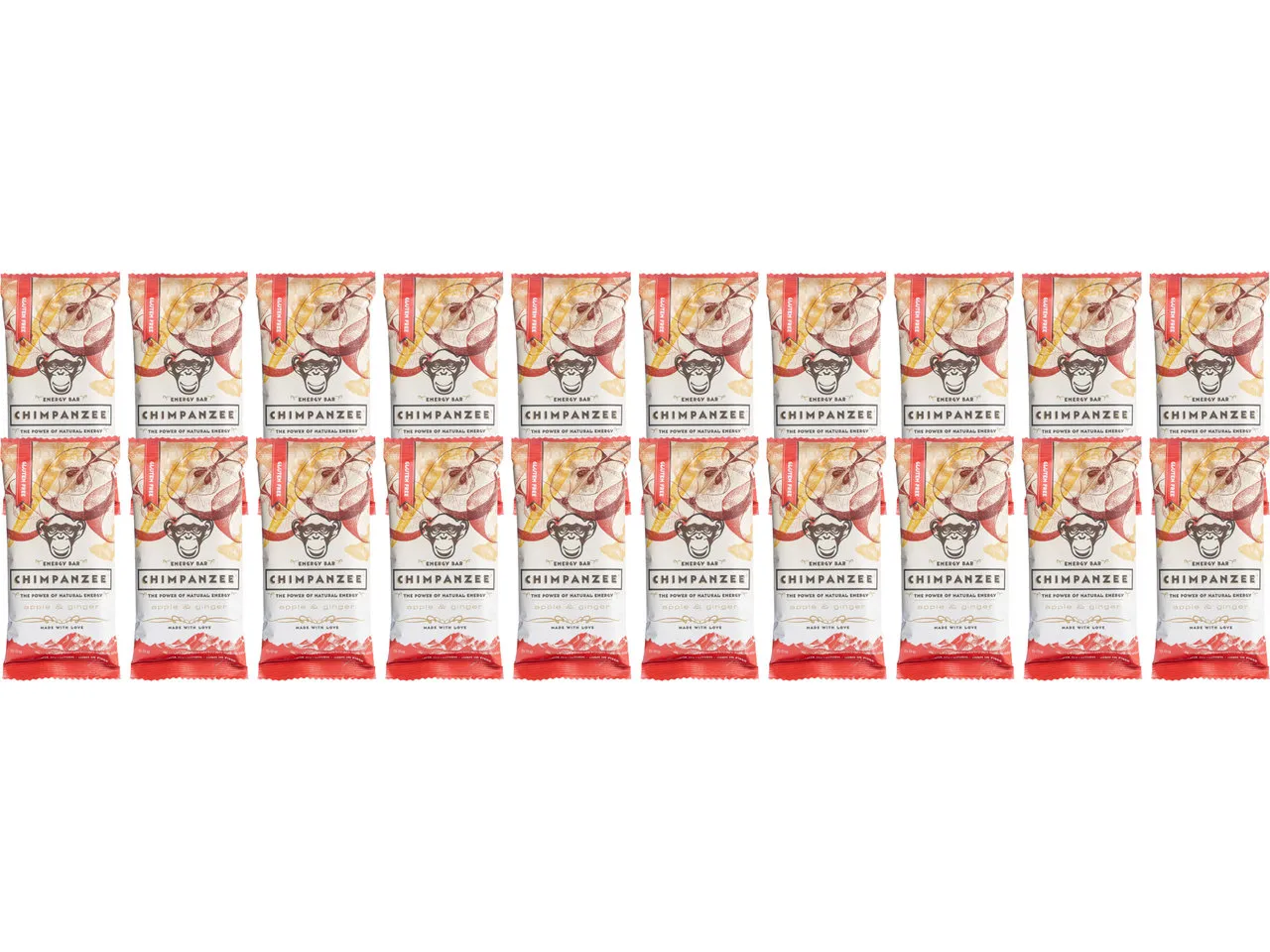 Chimpanzee Energy Bar Riegel - 20 Stück, 1100g Chimpanzee Energy Bar Riegel - 20 Stück, 1100g