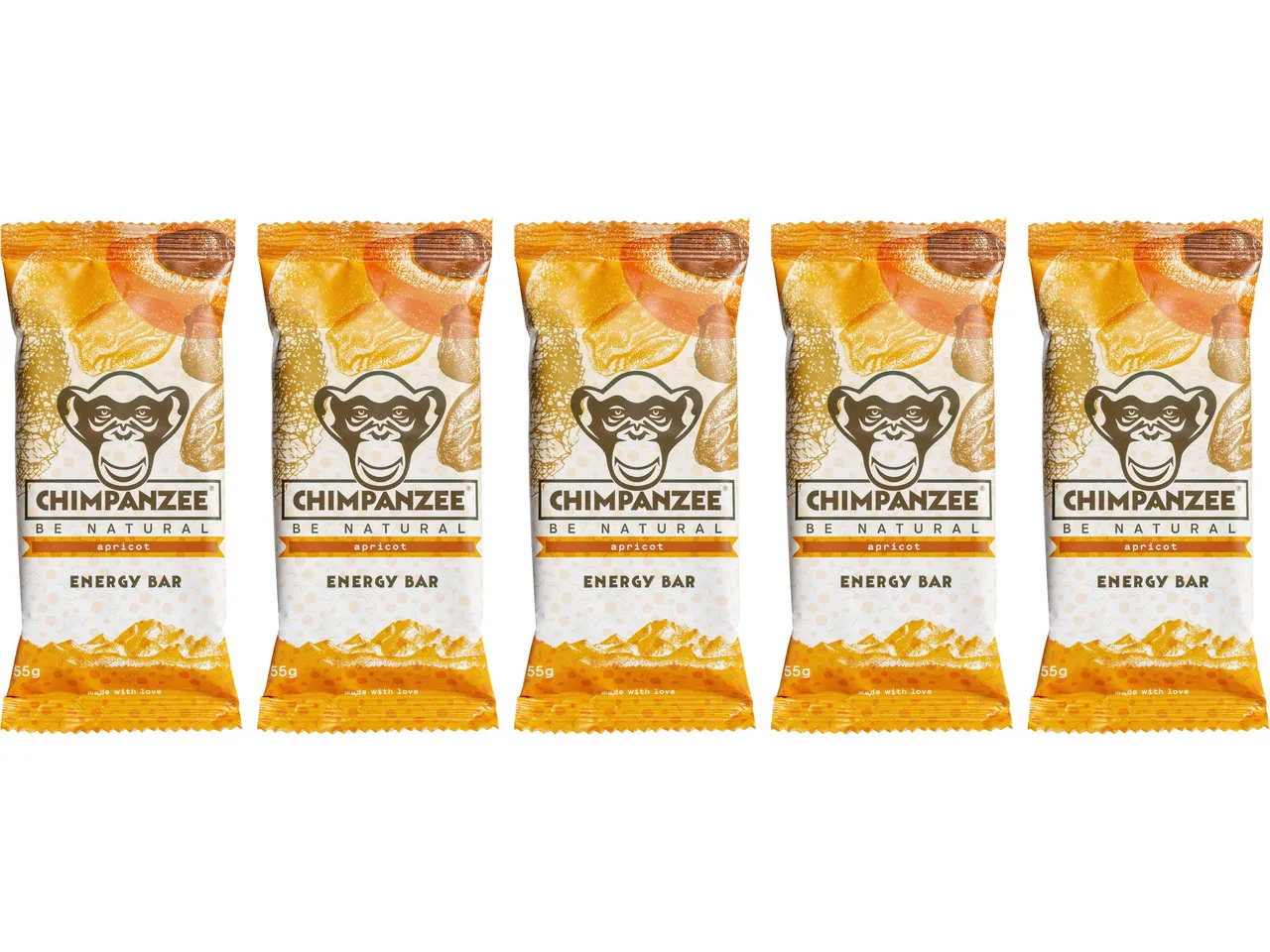 Chimpanzee Energy Bar Riegel - 5 Stück, 275g Chimpanzee Energy Bar Riegel - 5 Stück, 275g