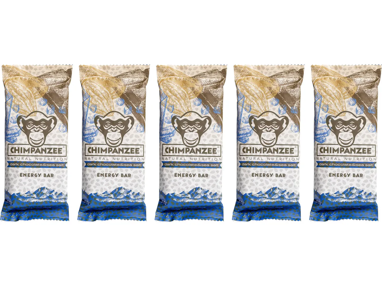 Chimpanzee Energy Bar Riegel - 5 Stück, 275g Chimpanzee Energy Bar Riegel - 5 Stück, 275g