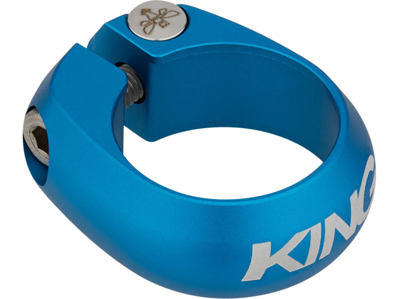 Chris King King Collar Sattelklemme, Blau Chris King King Collar Sattelklemme, Blau